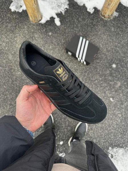 Кросівки Adidas SAMBA (чорні, замша)