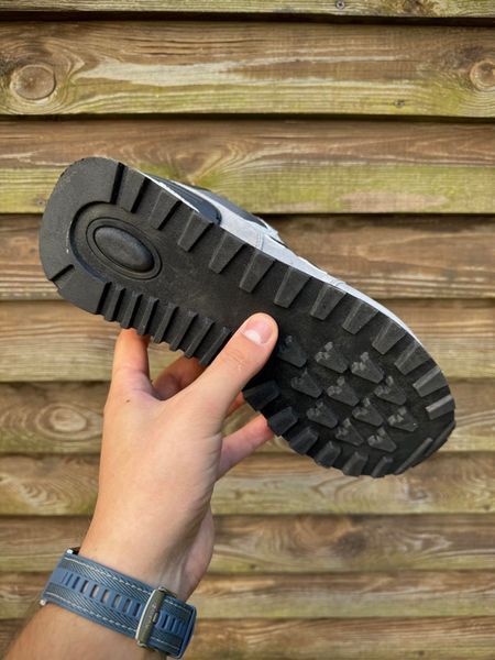 Термо Кросівки New Balance 574 legacy Waterproof Gore Tex (сірі з чорним)