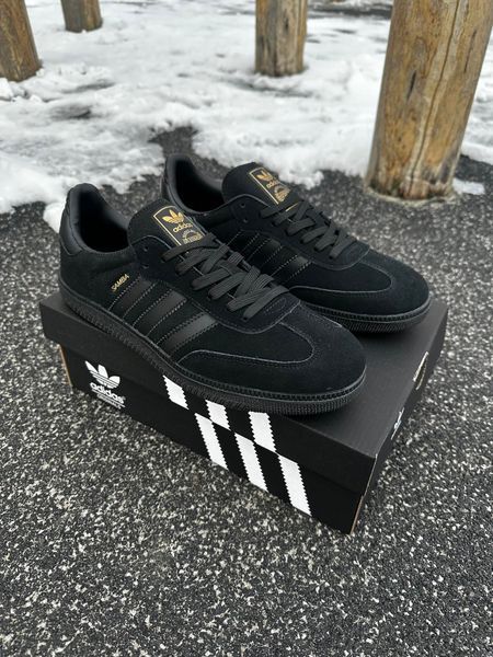 Кросівки Adidas SAMBA (чорні, замша)
