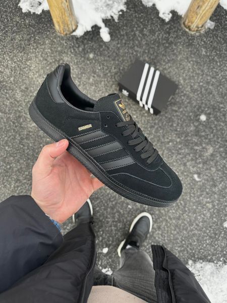 Кросівки Adidas SAMBA (чорні, замша)