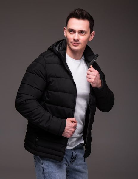 Куртка чоловіча демісезонна ,утеплена ,з капюшоном, "Might"