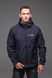 Чоловіча куртка вітрівка Softshell на флісі синя 2307 син фото 14