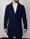 Пальто чоловіче, класичне, кашемірове ,синє 2000 син фото 1