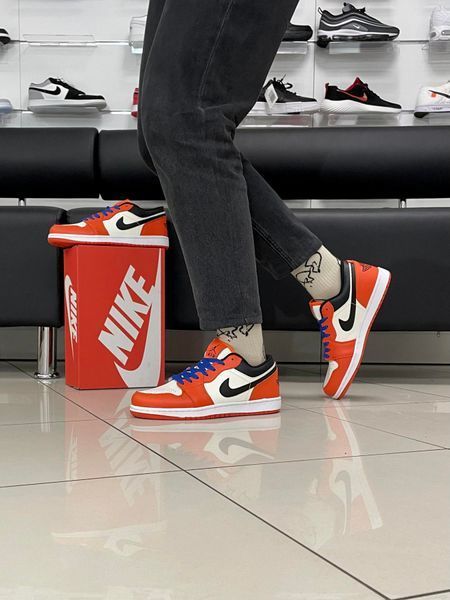 Кросівки Nike Air Jordan 1 low (orange)