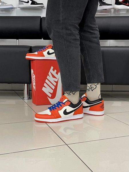 Кросівки Nike Air Jordan 1 low (orange)