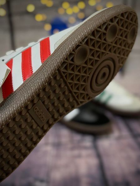 Кросівки Adidas Samba, сіро червоні