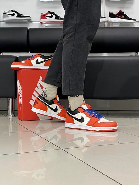 Кросівки Nike Air Jordan 1 low (orange)