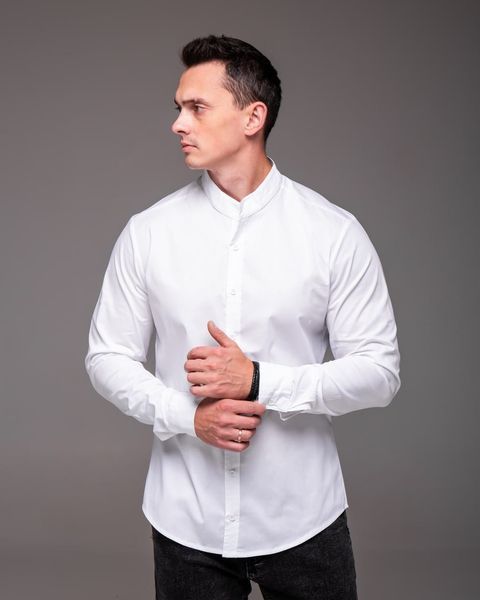 Сорочка чоловіча з довгим рукавом "Modern" біла