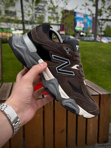 Кросівки New Balance 9060, темно коричневі
