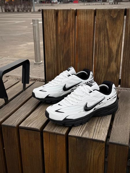 Кросівки Nike Initiator, біло чорні (сітка, літні)