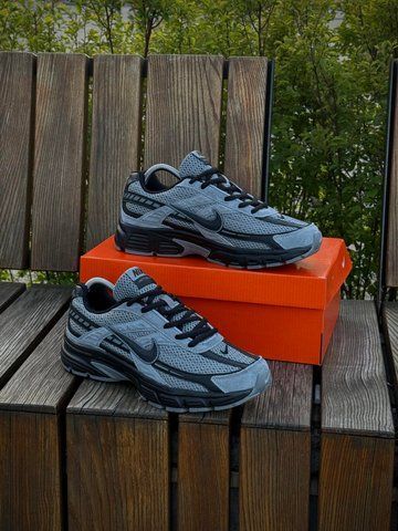 Кросівки Nike Initiator, чорно-сірі (сітка, літні)