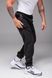 Штани чоловічі повсякденні флісові чорні  2571 чор фото 5