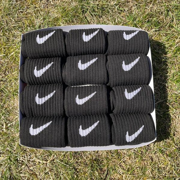 Бокс жіночих високих шкарпеток Nike 36-41 на 12 пар у подарунковій коробці