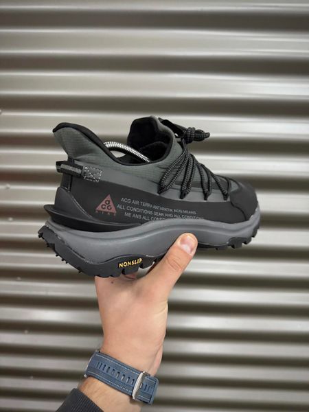 Термо Кросівки Nike ACG Air Terra Antarctic (чорно-сірі)