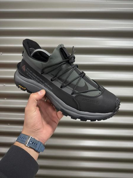 Термо Кросівки Nike ACG Air Terra Antarctic (чорно-сірі)