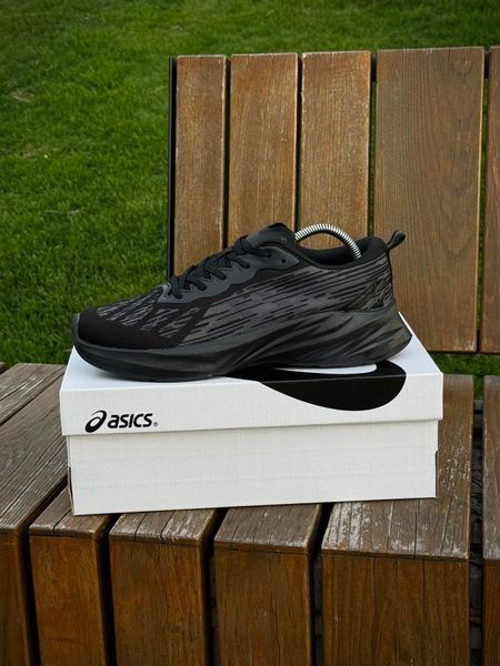 Кросівки Asics NovaBlast 3, чорні літні кросівки (сіточка)