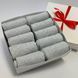 Набір чоловічих високих шкарпеток в рубчик на 10 пар 41-45 у подарунковій коробці Ч10бокс014 фото 5
