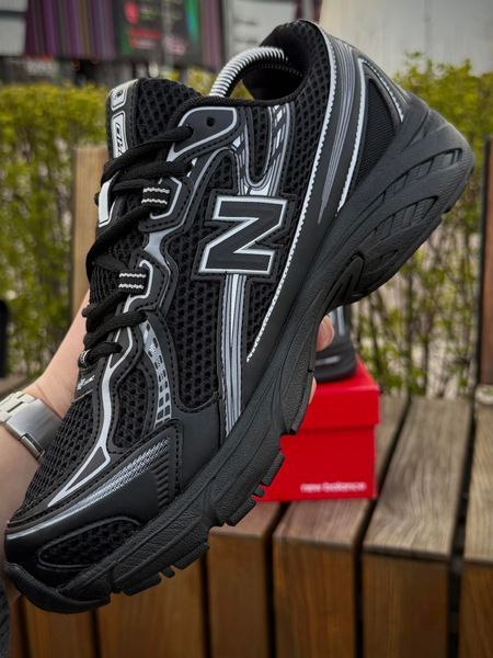 Кросівки New Balance 740, чорні (сітка, весна - літо)