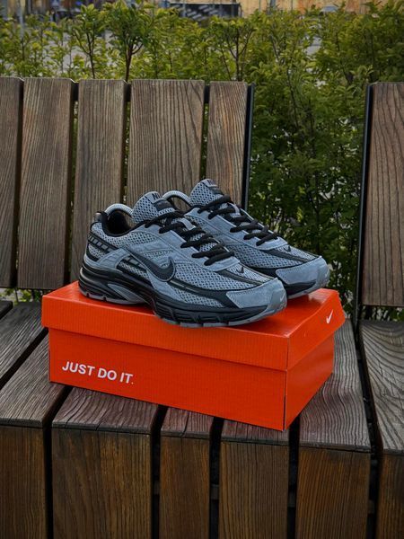 Кросівки Nike Initiator, чорно-сірі (сітка, літні)