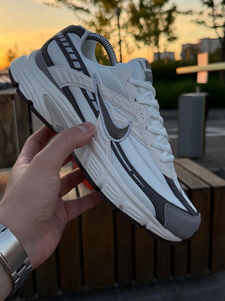 Кросівки Nike Initiator, біло сірі (сітка, літні)