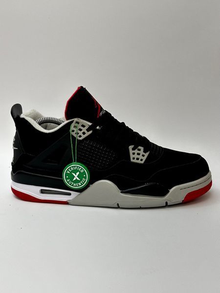 Кросівки Nike Air Jordan Retro 4 (Black/Red)