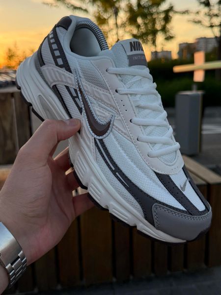 Кросівки Nike Initiator, біло сірі (сітка, літні)