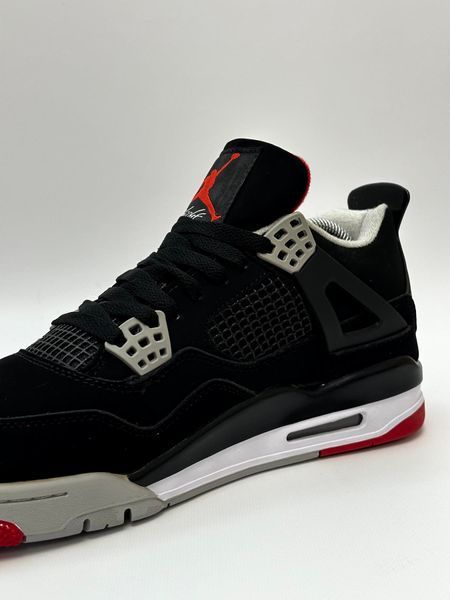 Кросівки Nike Air Jordan Retro 4 (Black/Red)
