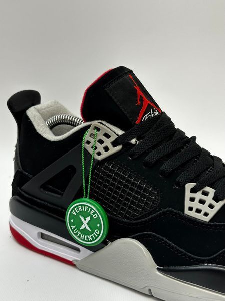 Кросівки Nike Air Jordan Retro 4 (Black/Red)