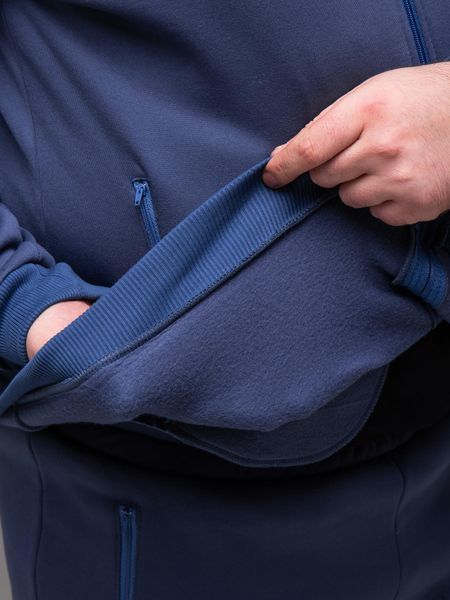 Спортивний костюм чоловічий , утеплений , синій, XXXL-9XL