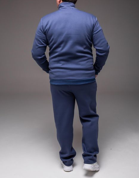 Спортивний костюм чоловічий , утеплений , синій, XXXL-9XL