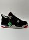 Кросівки Nike Air Jordan Retro 4 (Black/Red) 0202-7 фото 5