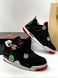 Кросівки Nike Air Jordan Retro 4 (Black/Red) 0202-7 фото 6