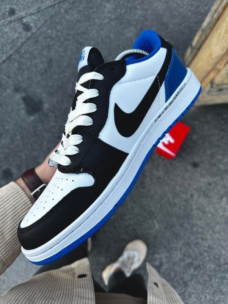 Кросівки Nike Air Jordan 1 Low x Travis Scott (біло-сині)