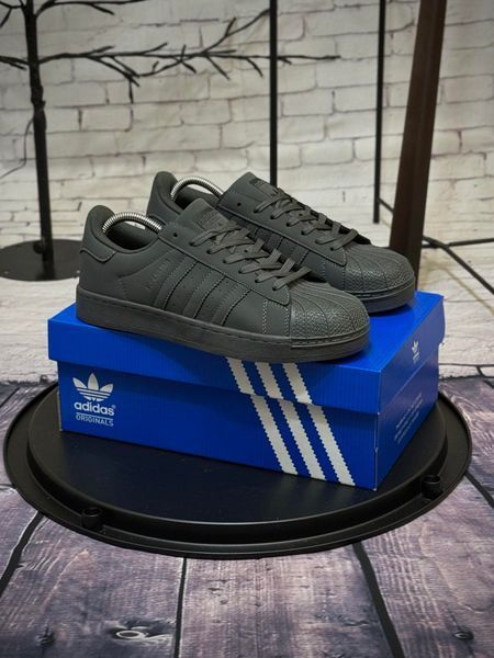 Кросівки Adidas Superstar, темно-сірі