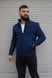 Куртка демісезонна , чоловіча, з коміром стійка , синя 2140 син фото 7
