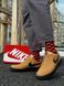 Кросівки Nike Air Force (camel, шкіра ЛІЦЕНЗІЯ) 3076-3 фото 8