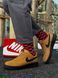 Кросівки Nike Air Force (camel, шкіра ЛІЦЕНЗІЯ) 3076-3 фото 3