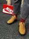 Кросівки Nike Air Force (camel, шкіра ЛІЦЕНЗІЯ) 3076-3 фото 6