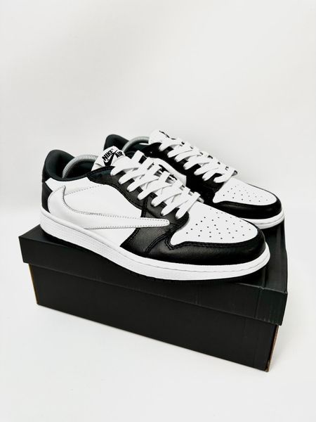 Білі Nike Air Jordan 1 Low x Travis Scott (Cactus Jack)