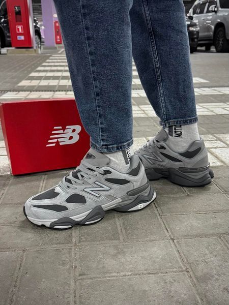 Термо Кросівки New Balance 9060 Waterproof чорно-сірі