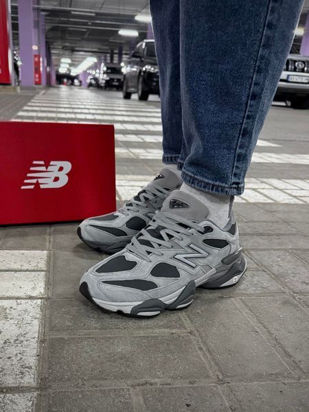 Термо Кросівки New Balance 9060 Waterproof чорно-сірі
