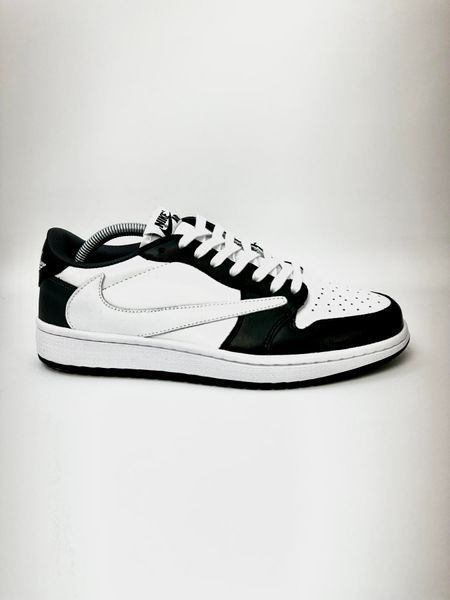 Білі Nike Air Jordan 1 Low x Travis Scott (Cactus Jack)