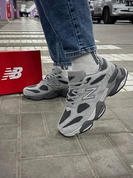 Термо Кросівки New Balance 9060 Waterproof чорно-сірі