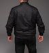 Куртка вітрівка чоловіча утеплена з капюшоном БАТАЛ, чорна 2232 чор фото 2