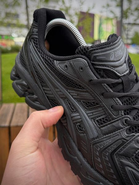 Кросівки Asics Gel Kayano 14, чорні, сіточка (літні)