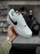 ЗИМОВІ кросівки Nike Air Force, (білі з чорним лого) ТОП якість (low) 50-3 фото 4