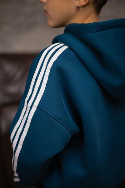 Універсальний худі з капюшоном для хлопчиків та дівчаток,смарагдове