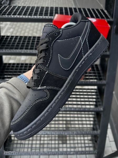 Кросівки Nike Air Jordan Travis Scott (all black)