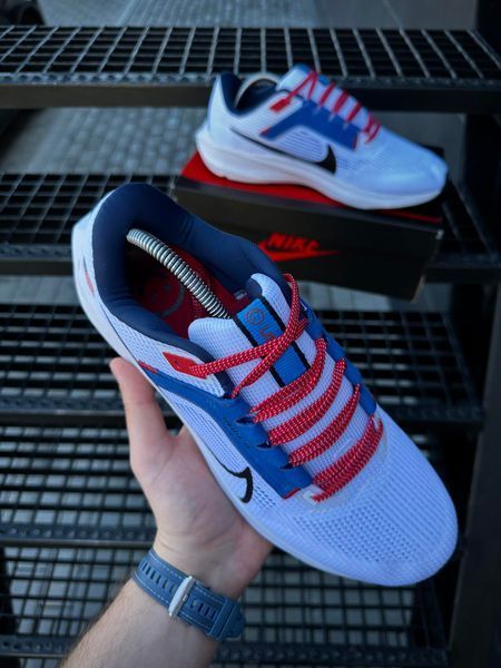 Кросівки Nike Zoom Pegasus 40 USA (White & blue)