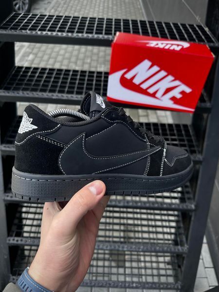 Кросівки Nike Air Jordan Travis Scott (all black)